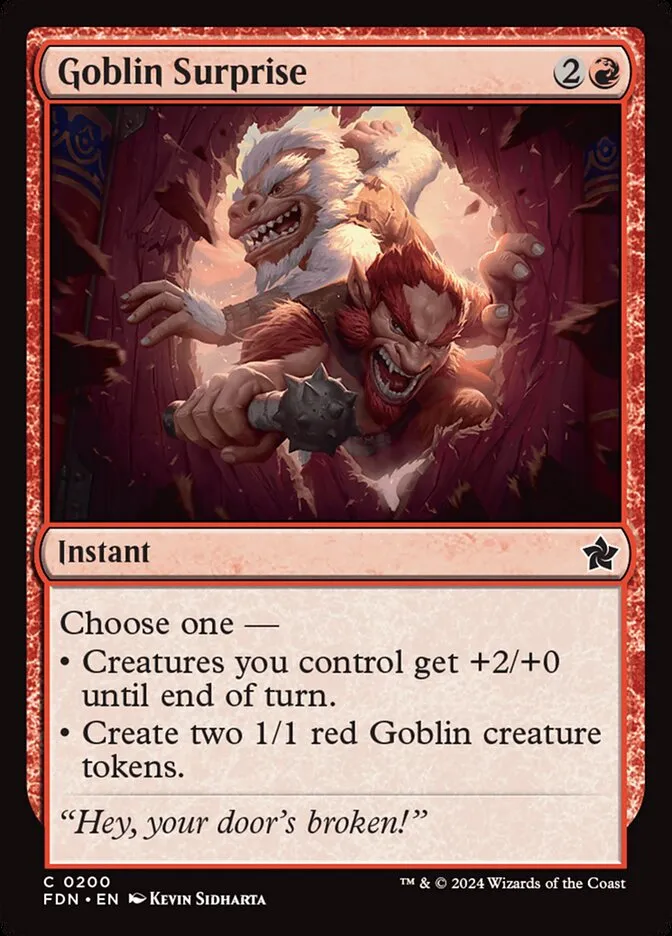 Goblin Surprise Front Face