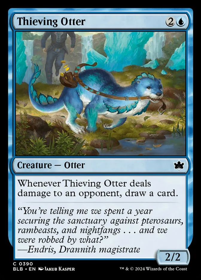 Thieving Otter Front Face