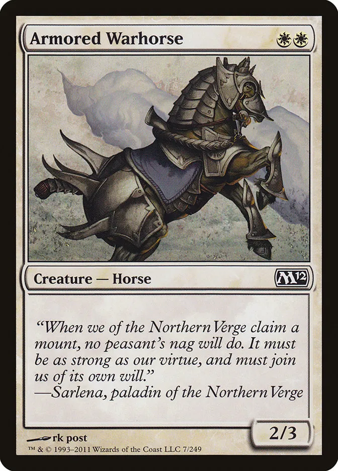 Armored Warhorse Front Face