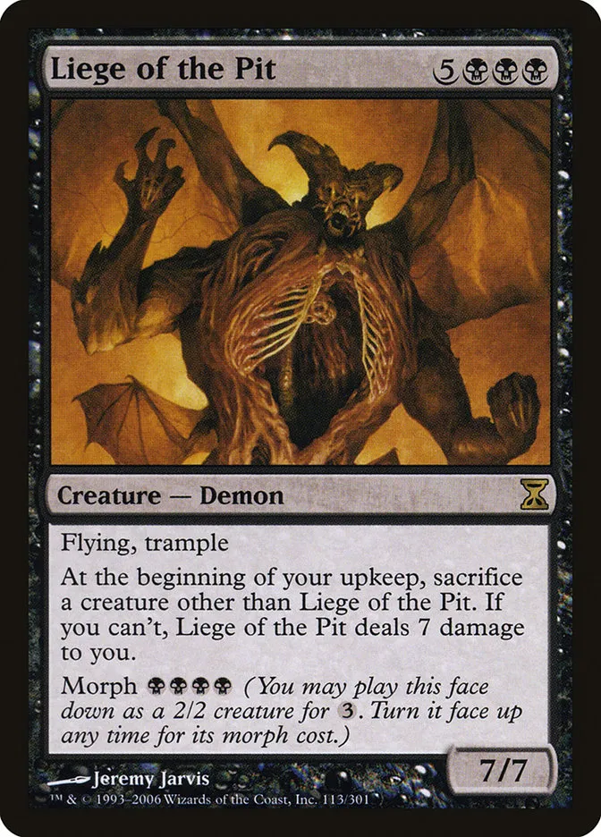 Liege of the Pit Front Face