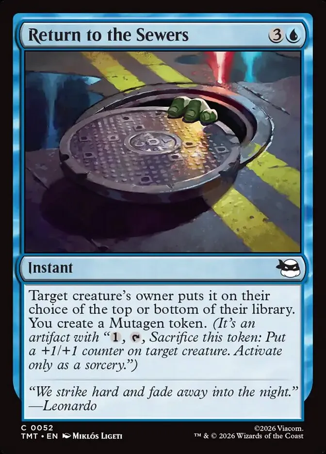 Return to the Sewers Front Face