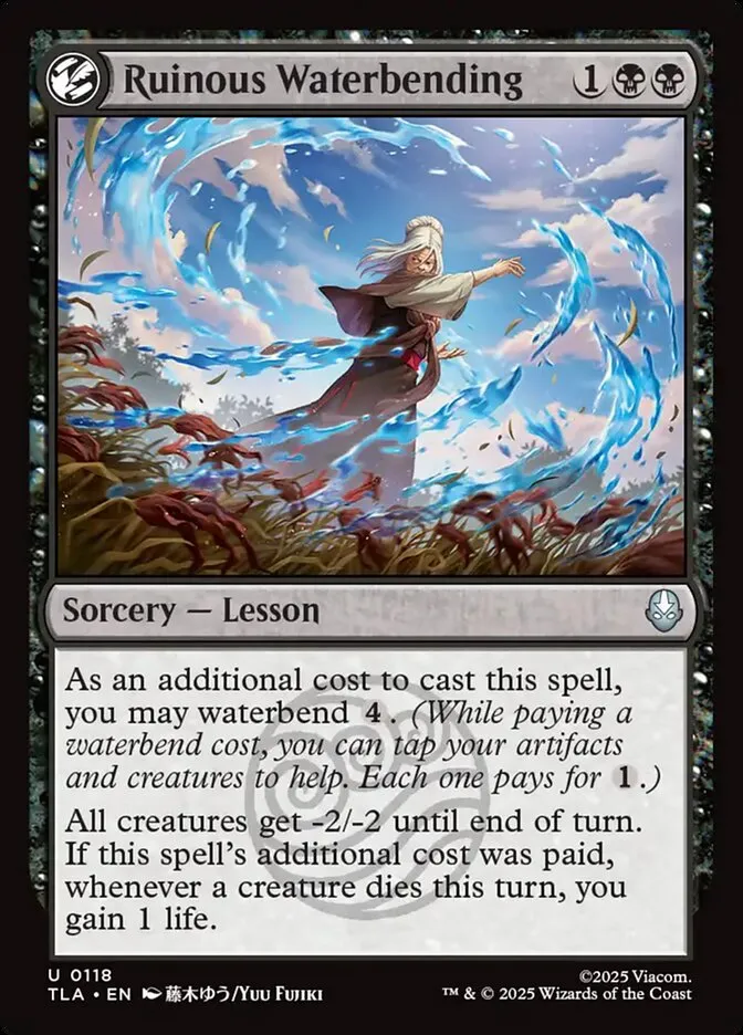 Ruinous Waterbending Front Face