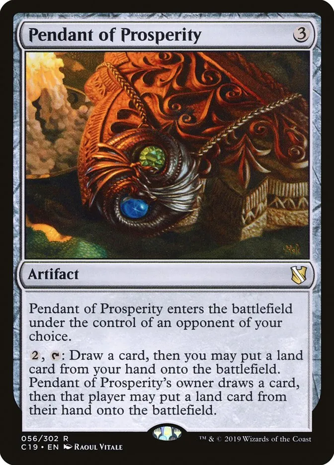 Pendant of Prosperity Front Face