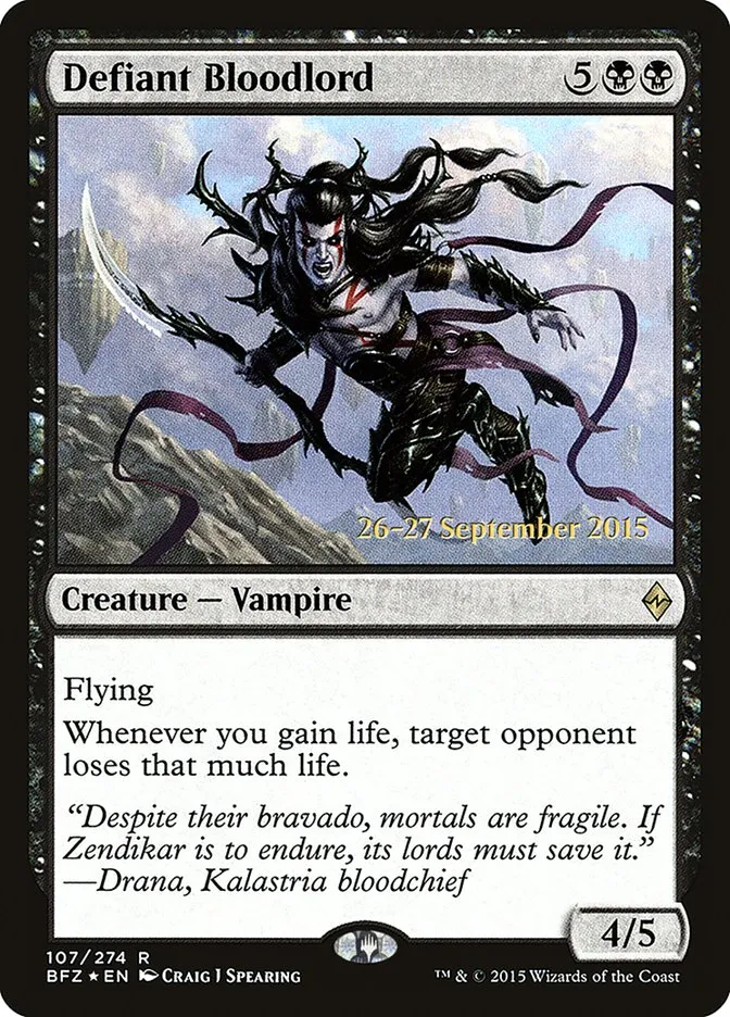 Defiant Bloodlord Front Face