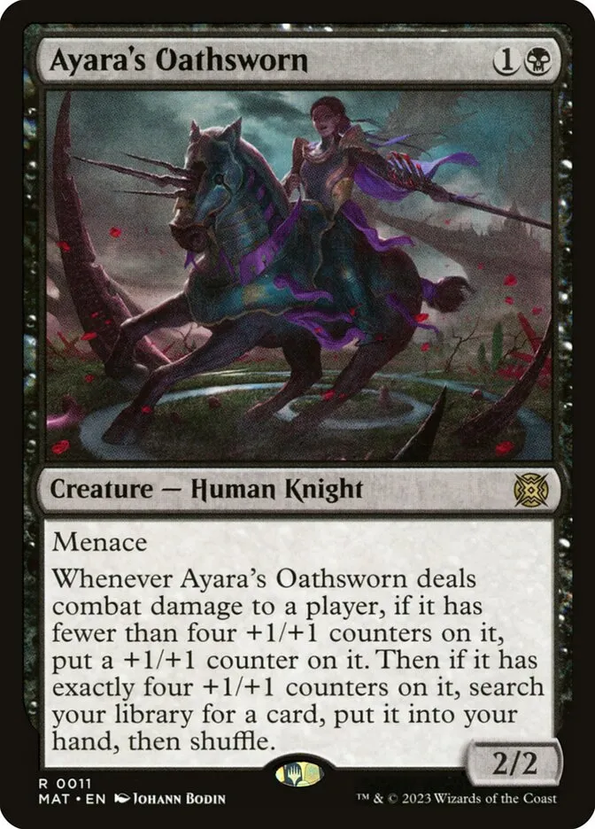 Ayara's Oathsworn Front Face