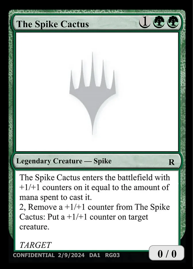 The Spike Cactus Front Face