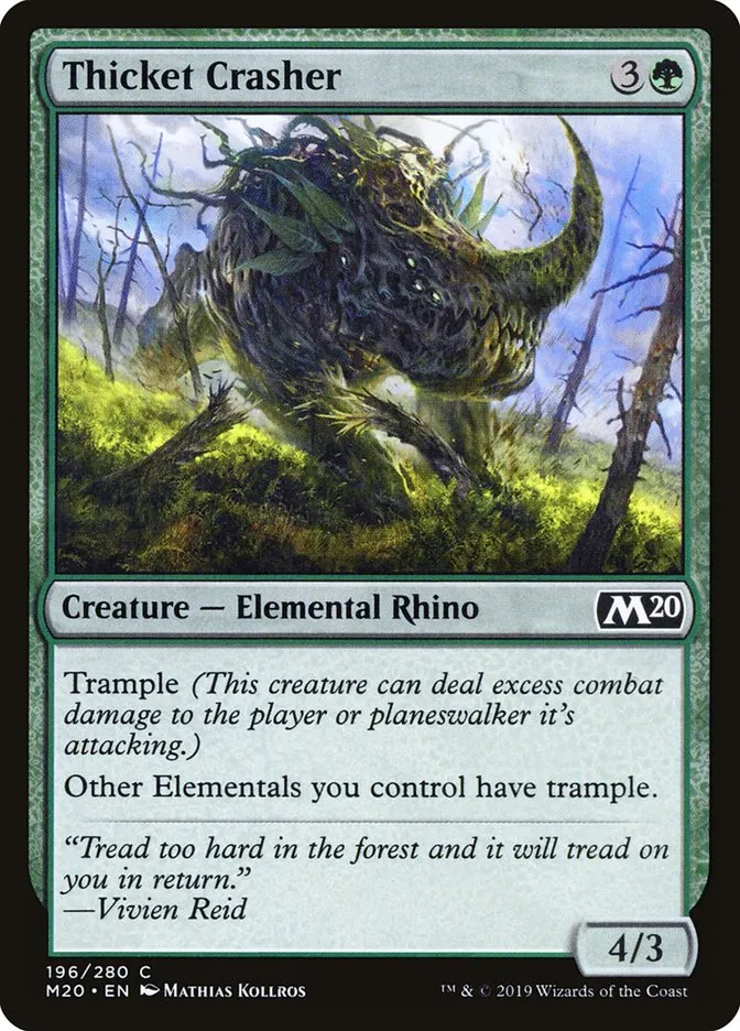 Thicket Crasher Front Face