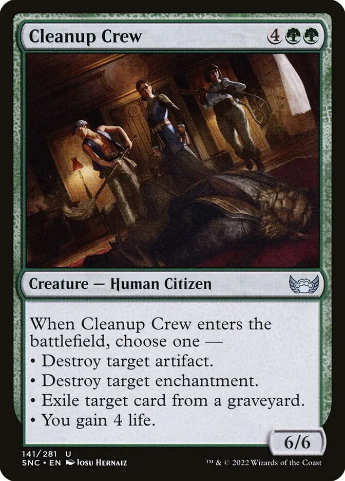 Cleanup Crew Front Face