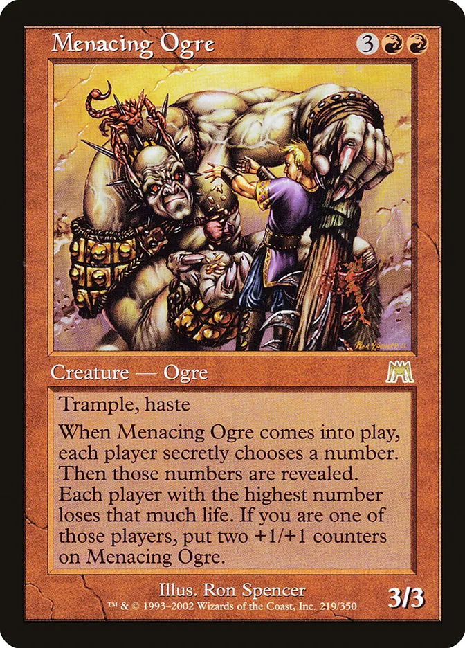 Menacing Ogre Front Face