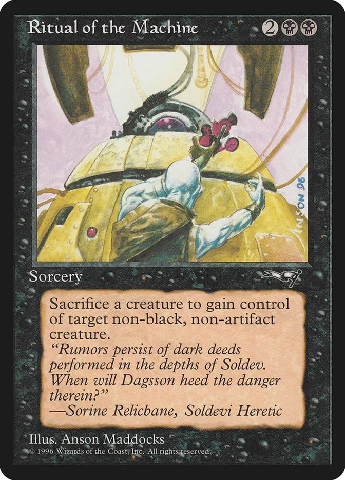 Ritual of the Machine Front Face