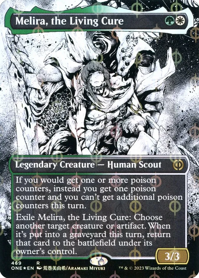 Melira, the Living Cure Front Face