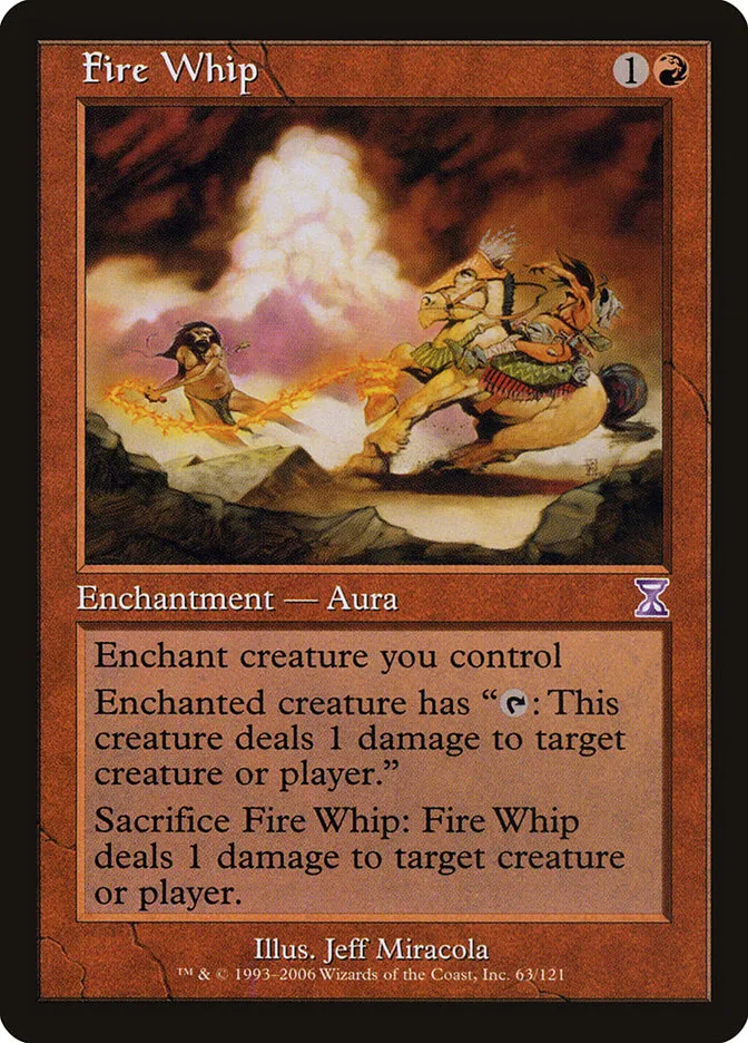 Fire Whip Front Face