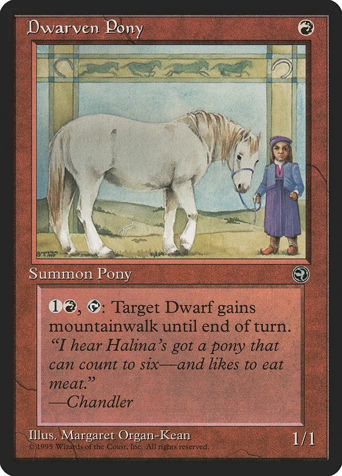 Dwarven Pony Front Face