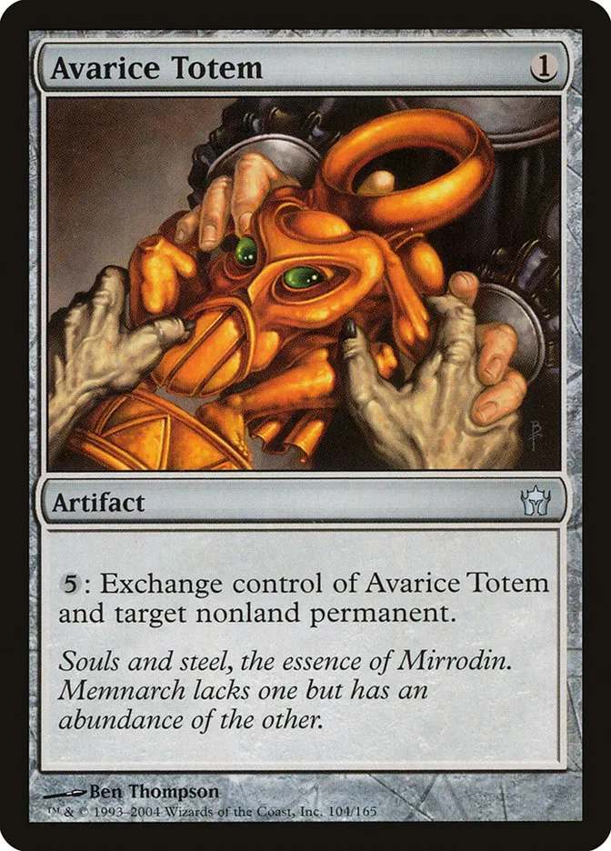 Avarice Totem Front Face