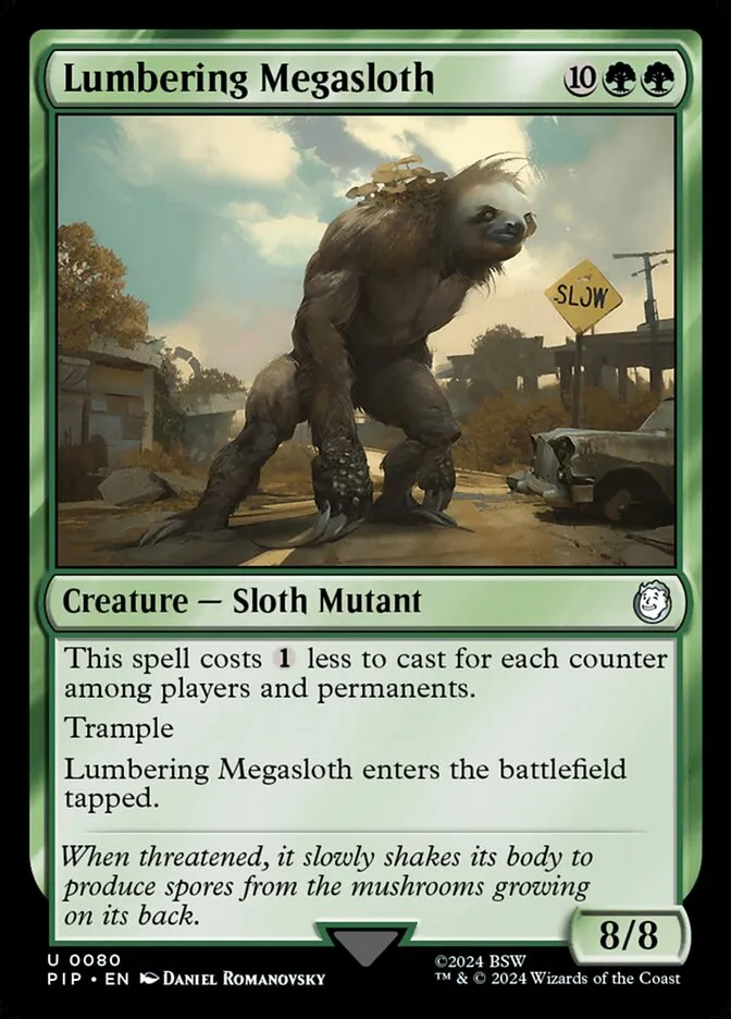 Lumbering Megasloth Front Face