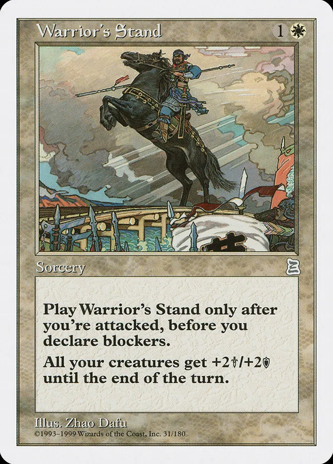 Warrior's Stand Front Face