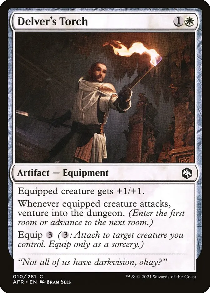 Delver's Torch Front Face