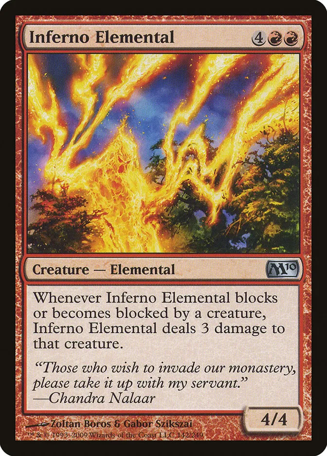 Inferno Elemental Front Face