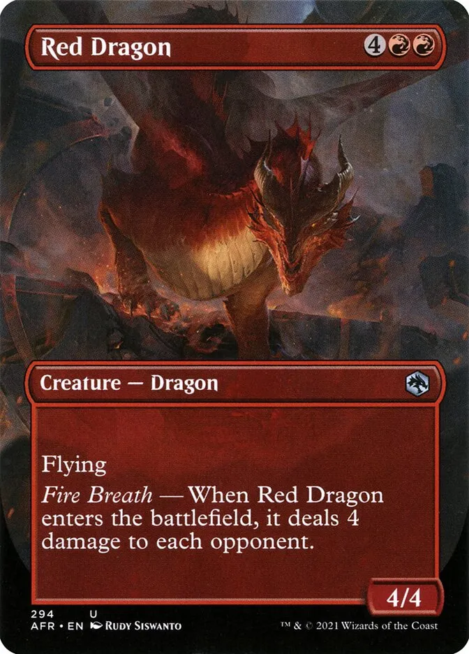 Red Dragon Front Face