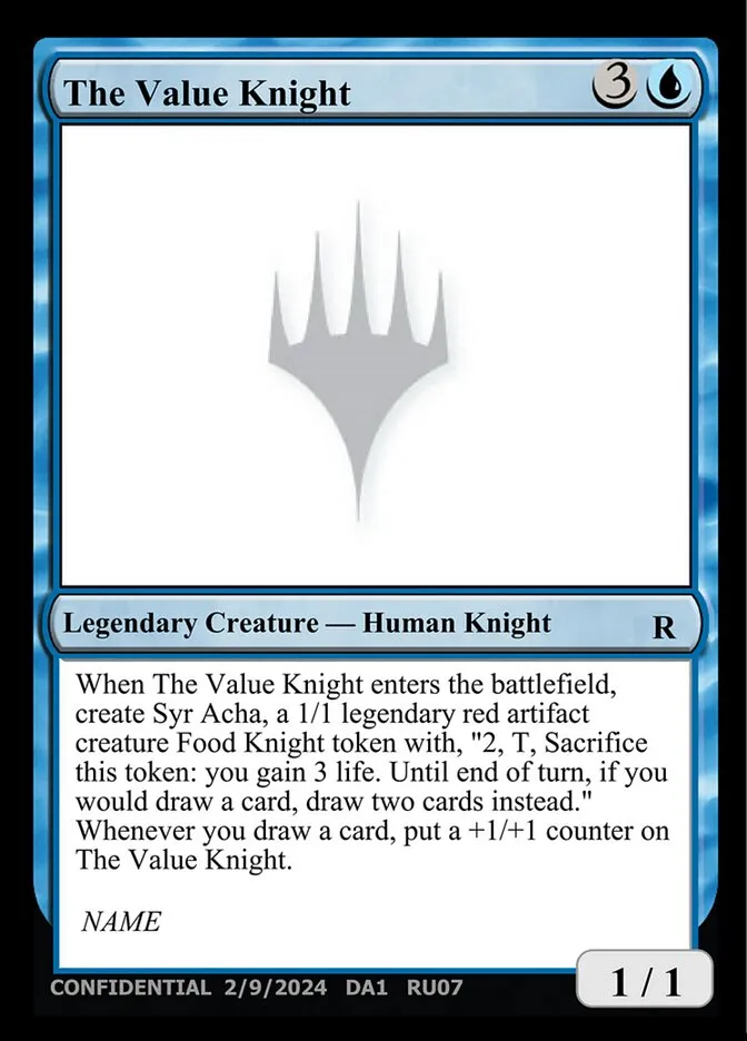 The Value Knight Front Face