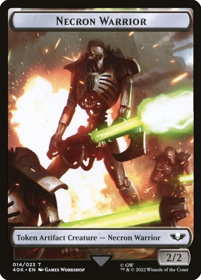 Necron Warrior Front Face