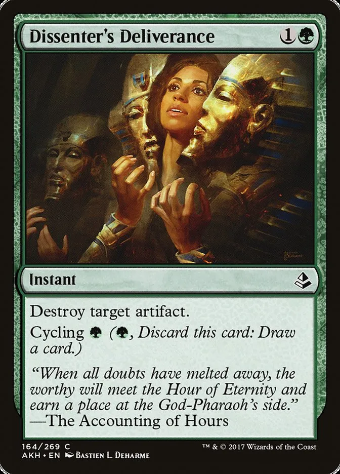 Dissenter's Deliverance Front Face