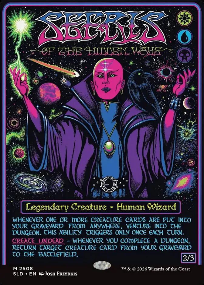 Sefris of the Hidden Ways Front Face