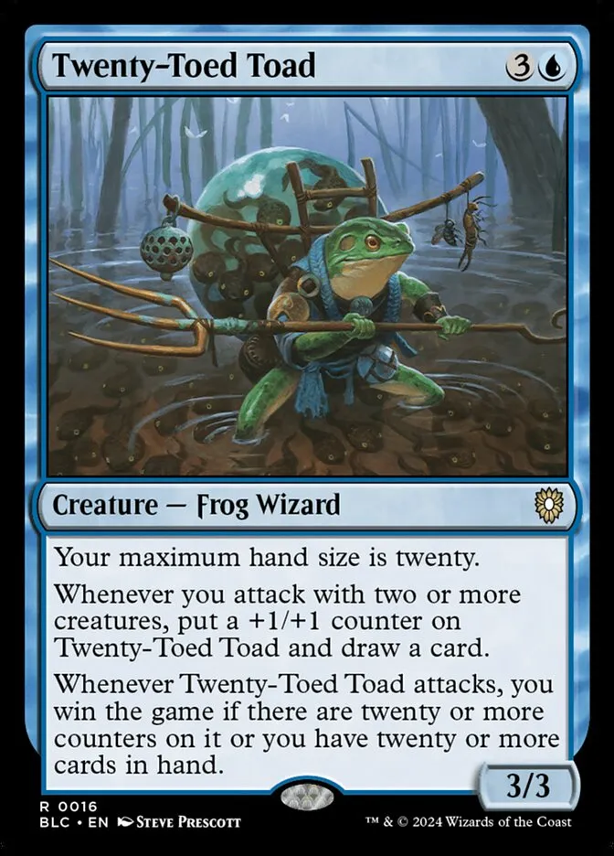 Twenty-Toed Toad Front Face