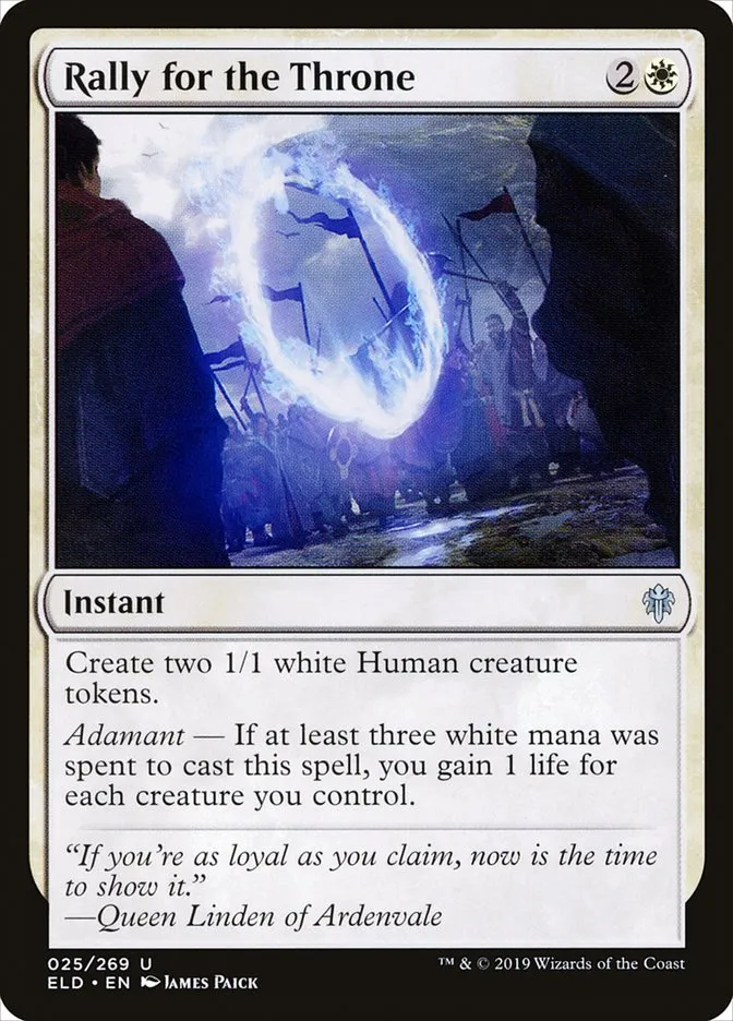 Rally for the Throne Front Face