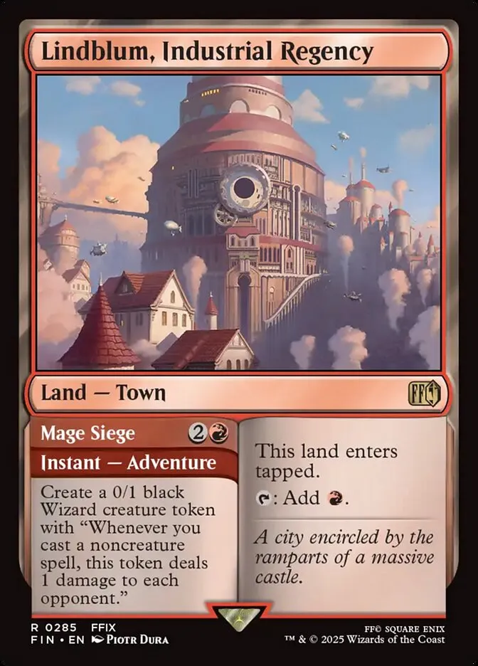 Lindblum, Industrial Regency // Mage Siege Front Face