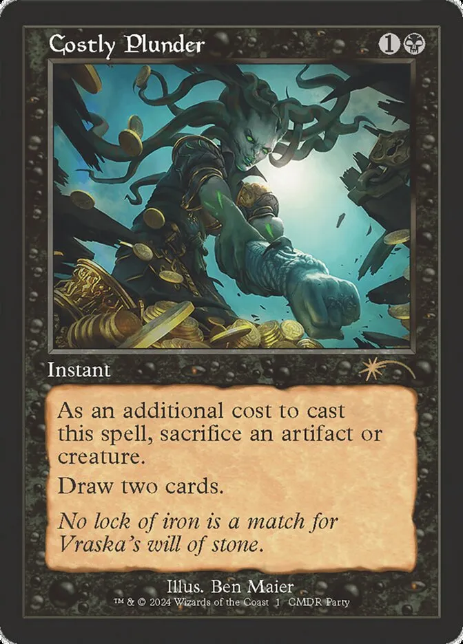 Costly Plunder Front Face