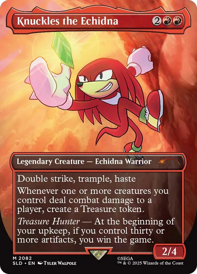 Knuckles the Echidna Front Face