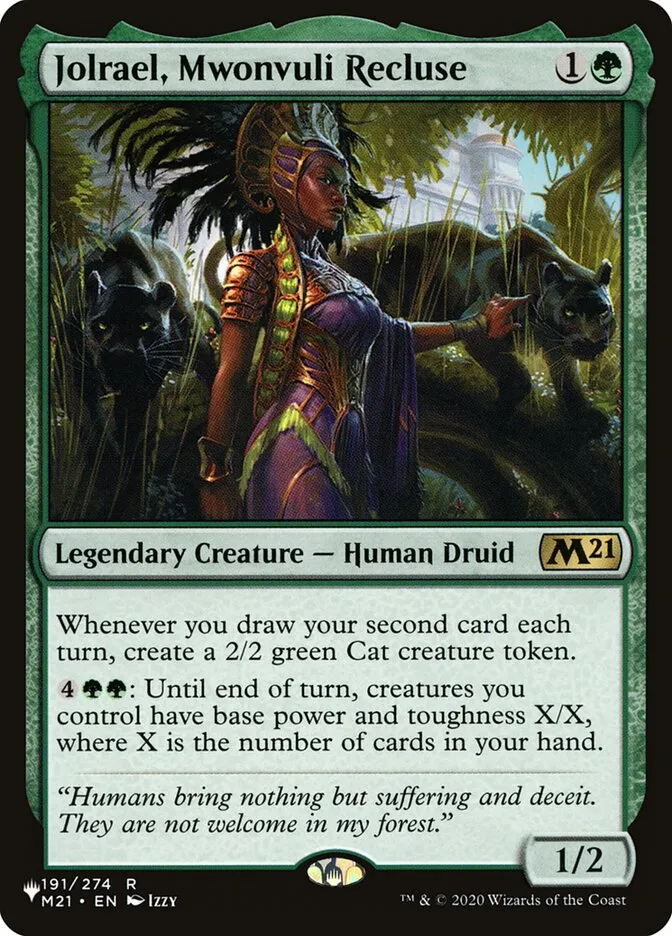 Jolrael, Mwonvuli Recluse Front Face