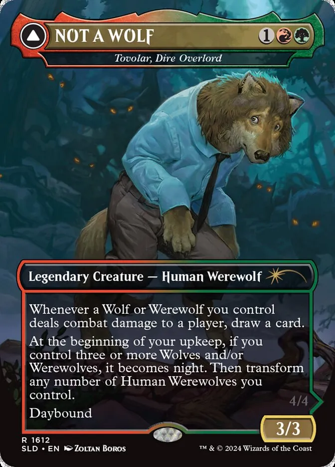 Tovolar, Dire Overlord // Tovolar, the Midnight Scourge Front Face