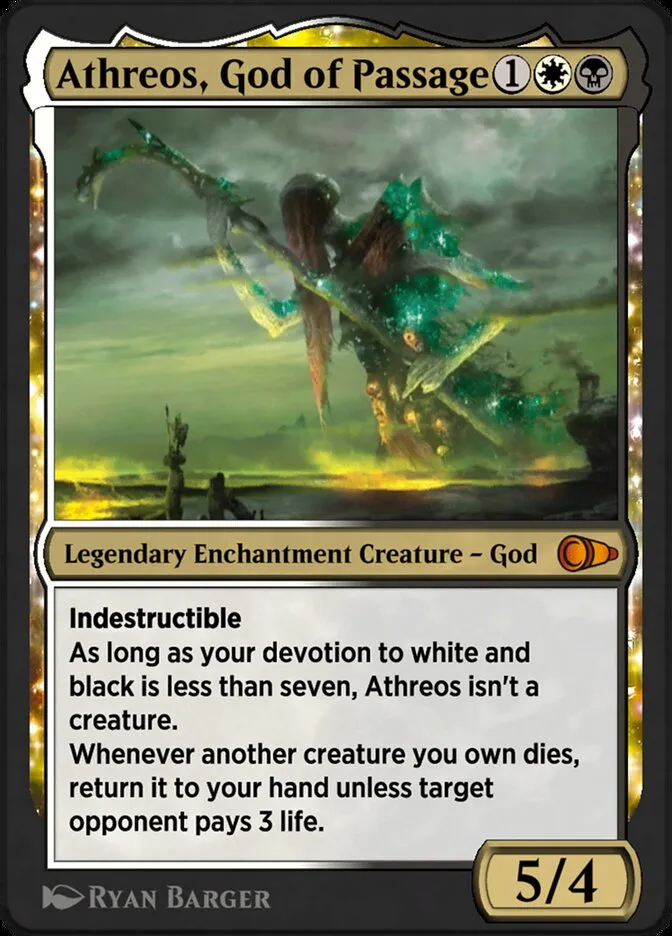 Athreos, God of Passage Front Face