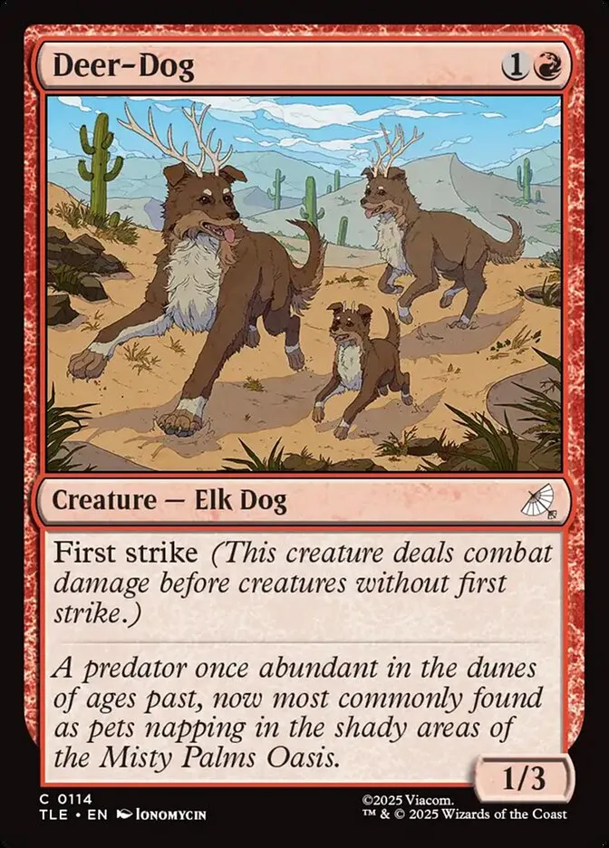 Deer-Dog Front Face