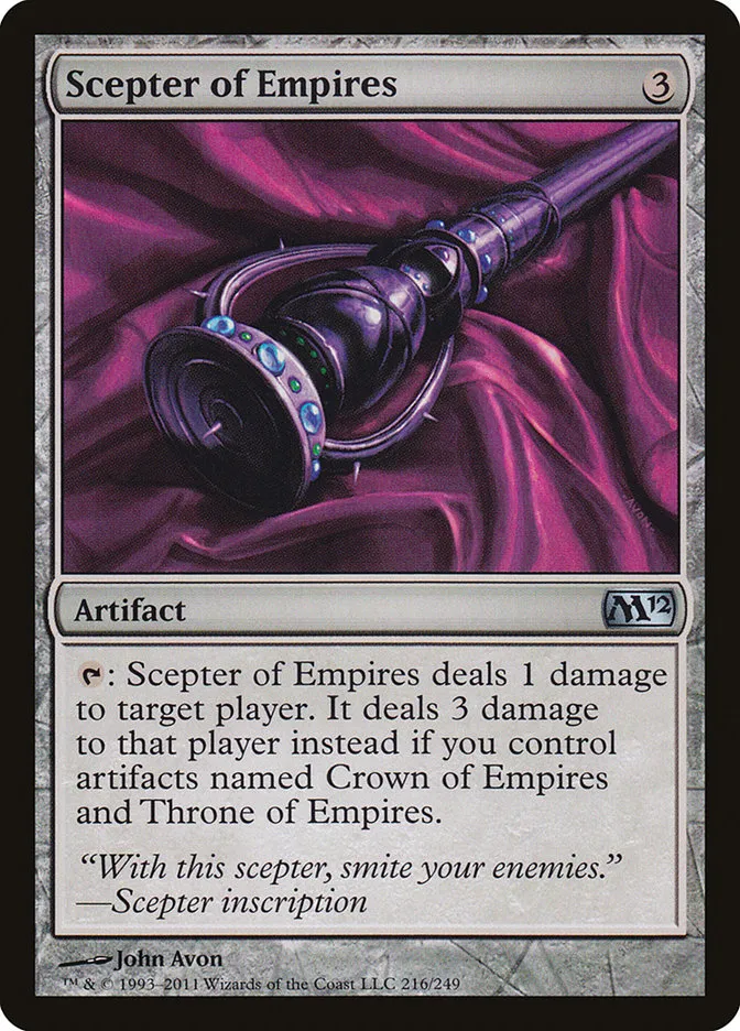 Scepter of Empires Front Face