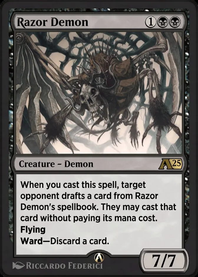 Razor Demon Front Face