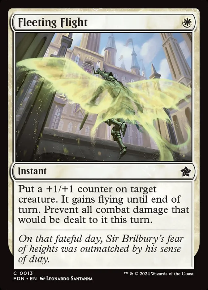 Fleeting Flight Front Face