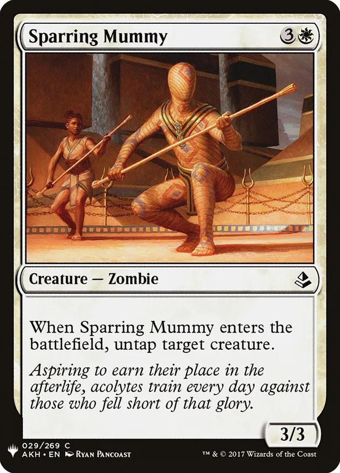 Sparring Mummy Front Face