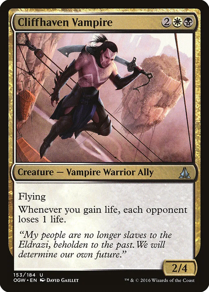Cliffhaven Vampire Front Face