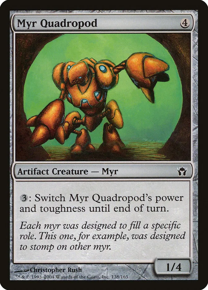 Myr Quadropod Front Face