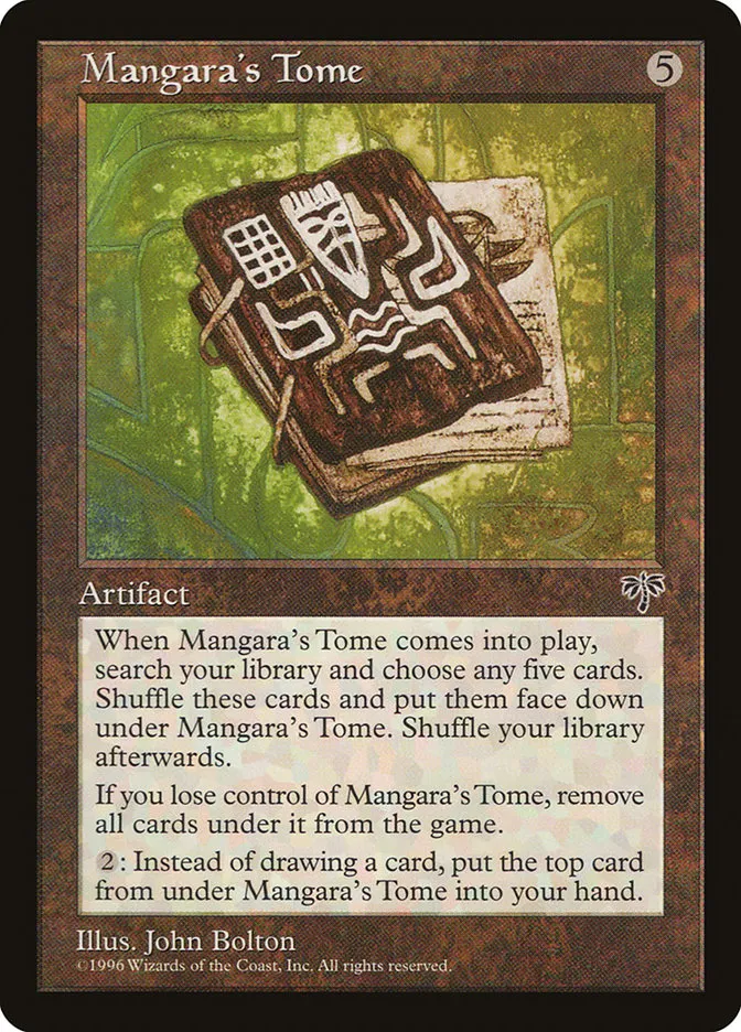 Mangara's Tome Front Face