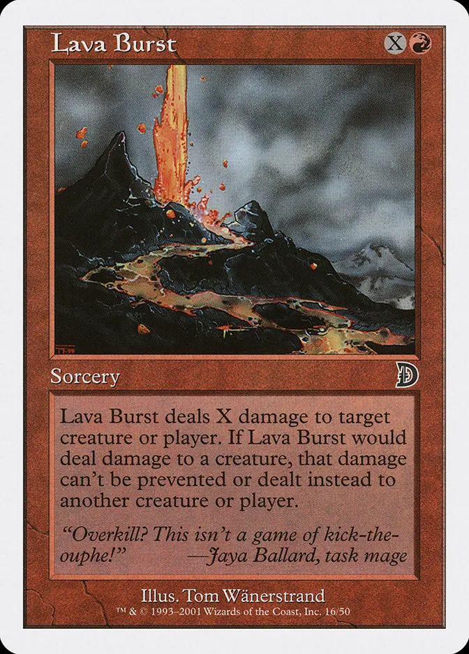 Lava Burst Front Face