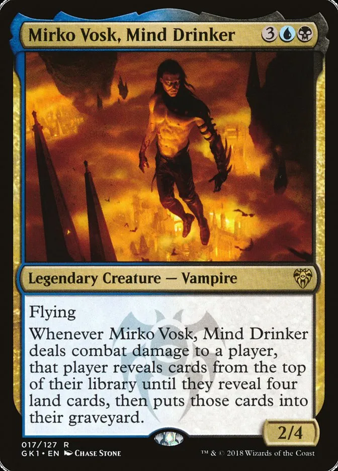 Mirko Vosk, Mind Drinker Front Face