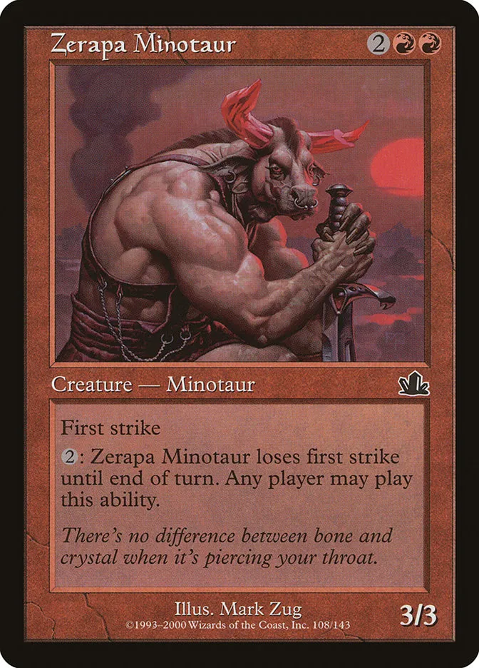 Zerapa Minotaur Front Face
