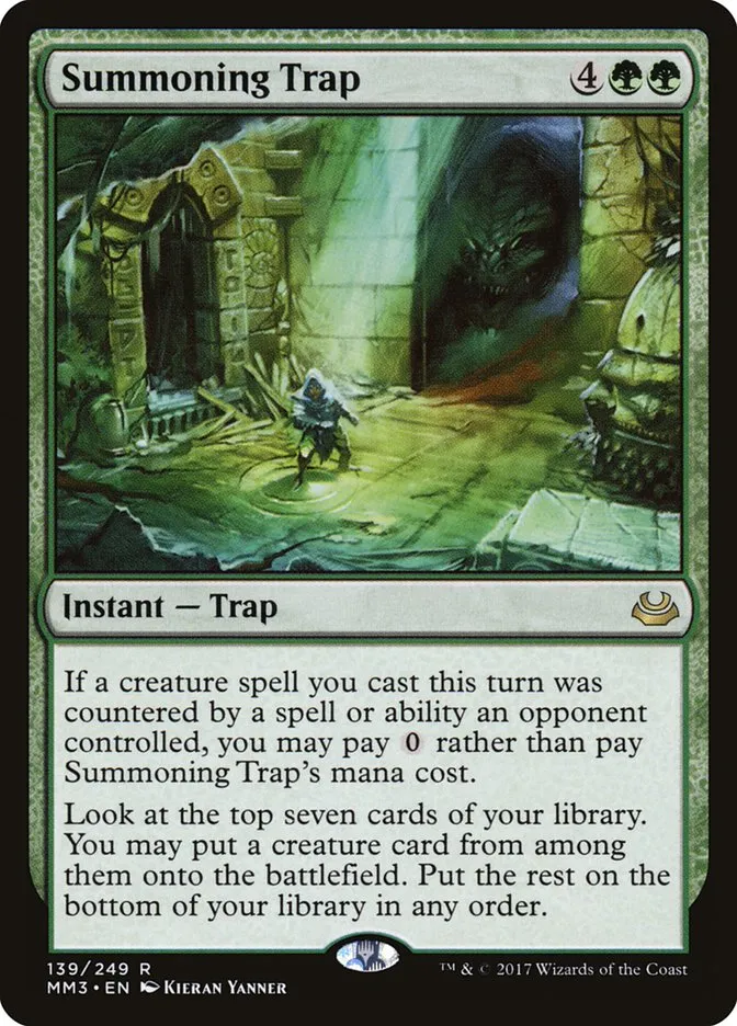 Summoning Trap Front Face