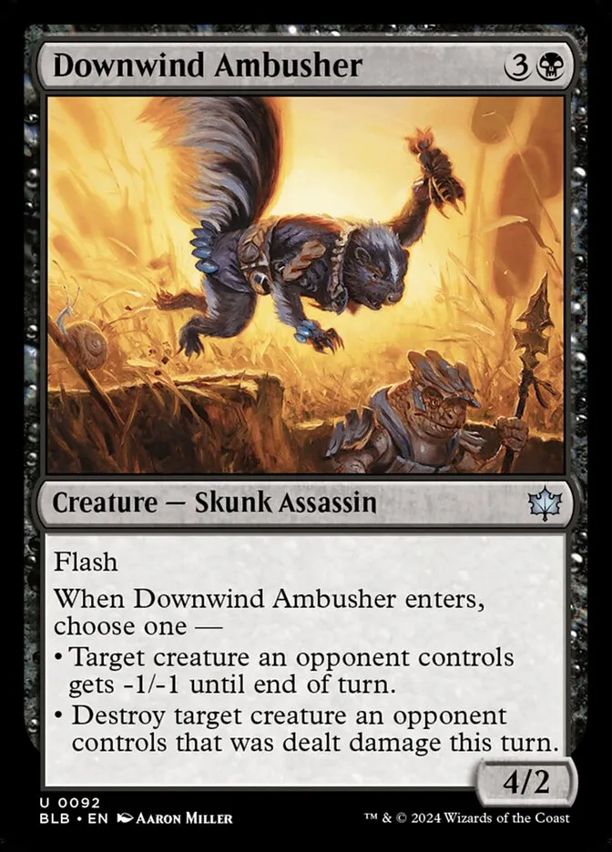 Downwind Ambusher Front Face