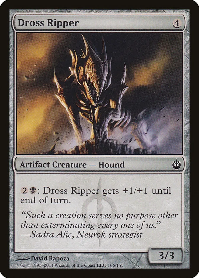 Dross Ripper Front Face