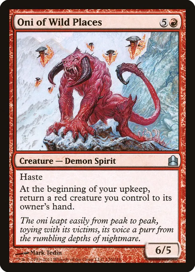 Oni of Wild Places Front Face